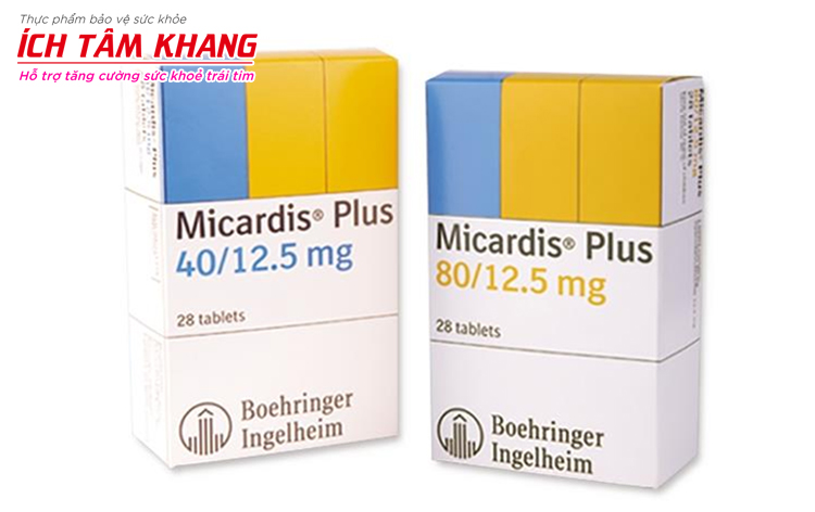 Micardis Plus là thuốc phối hợp giữa Telmisartan và Hydrochlorothiazide